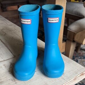 Hunter Vibrant Blue Waterproof Boots
